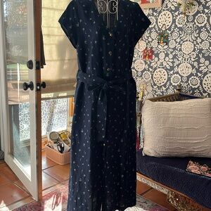 Not Perfect Linen print dress